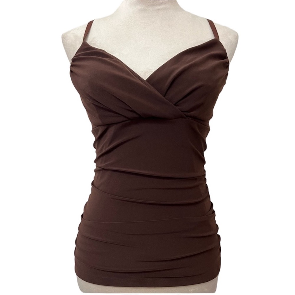 ArdenB Ruched sides cami top - L